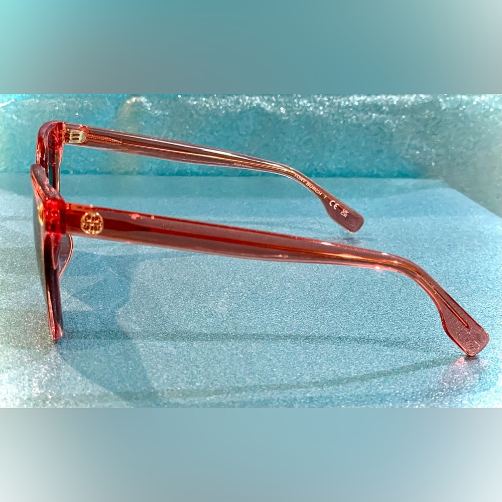 🔸NEW Tory Burch Sunglasses 🔸YY7203U 1990187 Orange Frames - Picture 6 of 10